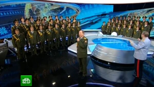Jingle Bells performed by the ensemble of the Russian Ministry of Interior. - Sputnik International