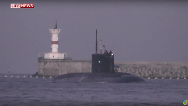 Russian submarine Rostov-on-Don returns to base. - Sputnik International