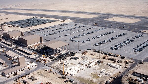 U.S Air Force aircraft at Sheik Isa, Bahrain, file photo. - Sputnik International