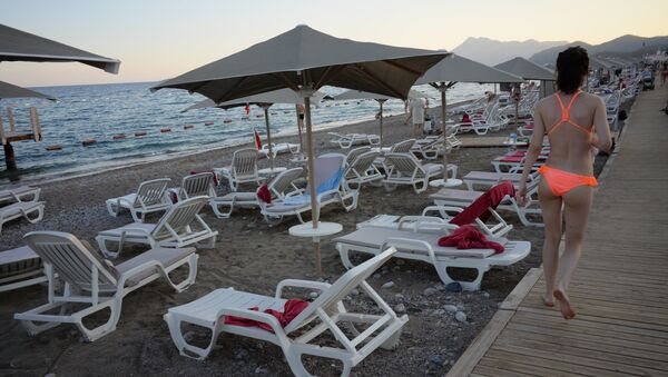 A beach in Antalya. - Sputnik International