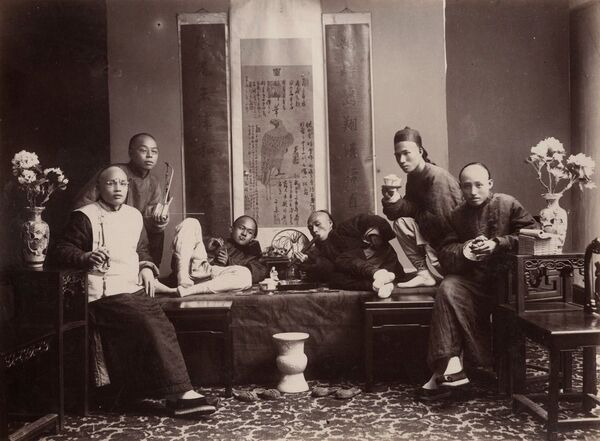 Opium smokers 1880s - Sputnik International