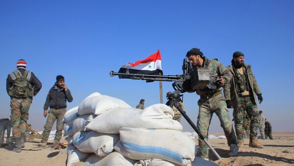 Syrian pro-government fighters - Sputnik International