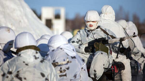 Training of cadets in the Arctic division of DVVKU - Sputnik International