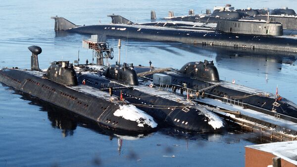 Nuclear submarines base of the Northern Fleet. (File) - Sputnik International