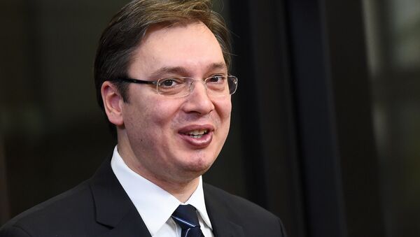 Serbia's Prime Minister Aleksandar Vucic. - Sputnik International