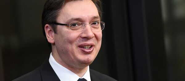 Serbia's Prime Minister Aleksandar Vucic. Serbia's Prime Minister Aleksandar Vucic. - Sputnik International