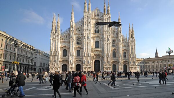 The Santa Maria Nascente Cathedral in Milan - Sputnik International