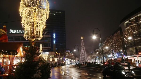Holiday illumination in Berlin - Sputnik International