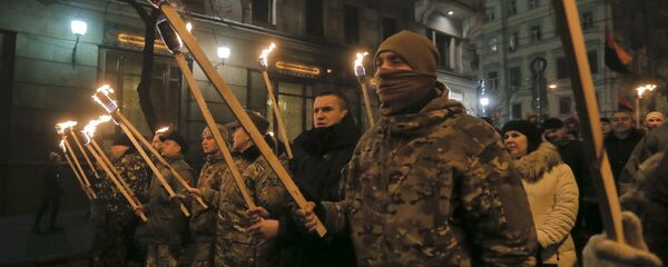 Nationalist March in Kiev - Sputnik International