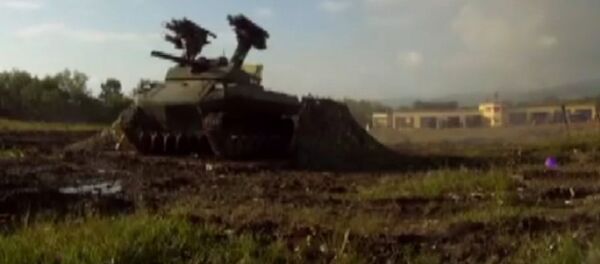 Uran-9 combat multipurpose robotic system Uran-9 combat multipurpose robotic system - Sputnik International