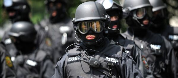 A special anti-terror police unit participate in an anti-terror drill in Bulgarian capital Sofia A special anti-terror police unit participate in an anti-terror drill in Bulgarian capital Sofia - Sputnik International