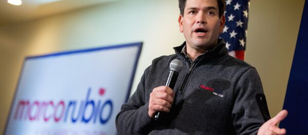 Sen. Marco Rubio, R-Fla. speaks at Rastrelli's Tuscany Special Events Center in Clinton, Iowa, Tuesday, Dec. 29, 2015. - Sputnik International