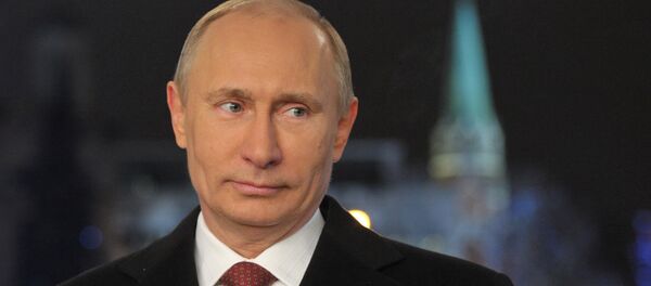 Russian President Putin makes New Year's address Russian President Putin makes New Year's address - Sputnik International