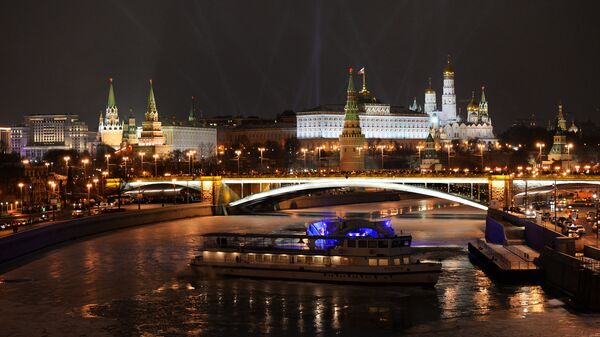 A view of the Moscow Kremlin on the New Year's Eve - Sputnik International