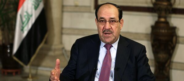 Iraq's Vice President and former Prime Minister Nouri al-Maliki, speaks during an interview with The Associated Press in Baghdad, Iraq, Monday, Feb. 2, 2015 - Sputnik International