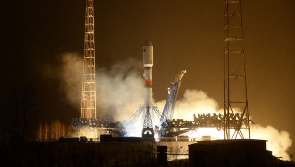 Launch of rocket carrier Soyuz-2.1b from Plesetsk cosmodrome - Sputnik International