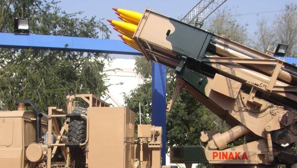 Pinaka is a multiple rocket launcher produced in India and developed by the DRDO for the Indian Army - Sputnik International