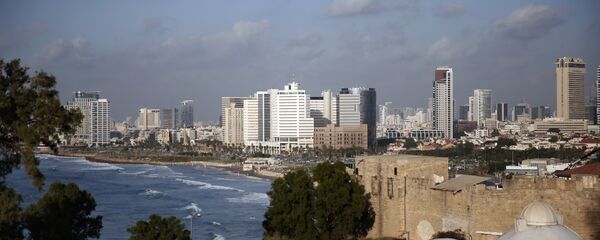 A picture taken on November 29, 2015 shows the Tel Aviv skyline from the neighbourhood of Jaffa - Sputnik International