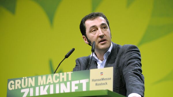 Greens Party chairmen Cem Oezdemir - Sputnik International