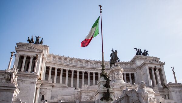 Vittorio Emmanuel II Monument in Rome, Italy's capital. - Sputnik International