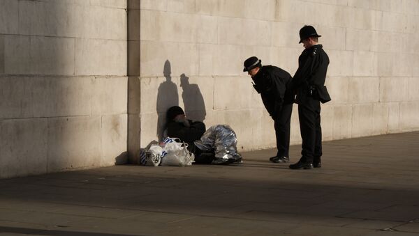 London homeless on the rise - Sputnik International