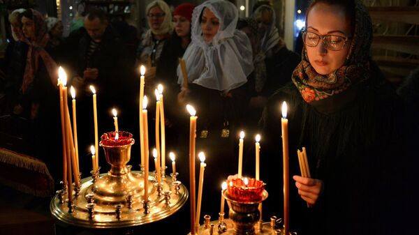 Russia celebrates Orthodox Christmas - Sputnik International