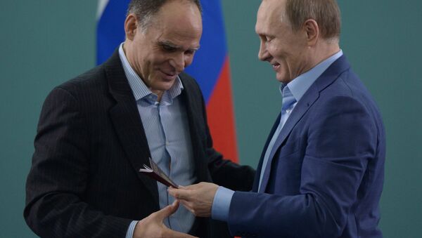 President Vladimir Putin meets with Russian judo national team members - Sputnik International