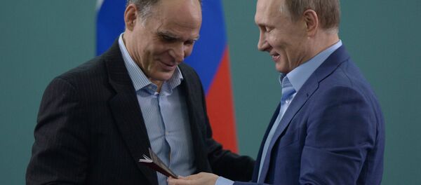 President Vladimir Putin meets with Russian judo national team members - Sputnik International