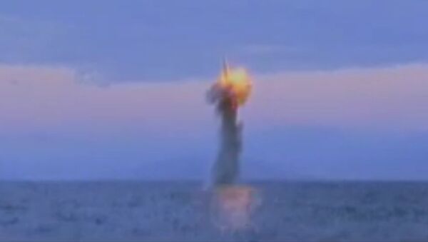 North Korean Submarine Launches Missile Test - Sputnik International