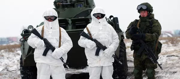 Servicemen of the Central Military District's peace-keeping unit hold a tactical exercise using the Ratnik battlesuits. File photo Servicemen of the Central Military District's peace-keeping unit hold a tactical exercise using the Ratnik battlesuits. File photo - Sputnik International