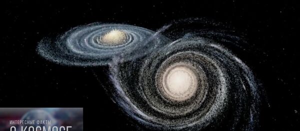 Milky Way collides with Andromeda Milky Way collides with Andromeda - Sputnik International