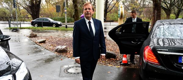 Rainer Koch, interim president of the German Football Federation (DFB), arrives at a DFB committee meeting in Hanover, central Germany on November 17, 2015 Rainer Koch, interim president of the German Football Federation (DFB), arrives at a DFB committee meeting in Hanover, central Germany on November 17, 2015 - Sputnik International