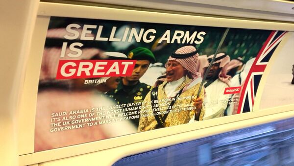 Spoof ad on the tube in London, UK - Sputnik International