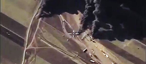 Destruction of oil production and processing facilities in Syria Destruction of oil production and processing facilities in Syria - Sputnik International