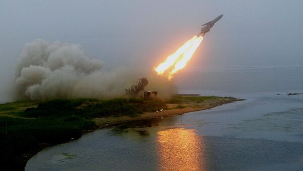 Launch of coastal rocket complex Redoubt. File photo - Sputnik International