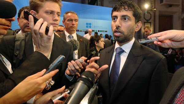 Suhail Mohamed Al Mazrouei, Minister of Energy of the United Arab Emirates, UAE, speaks to journalists - Sputnik International