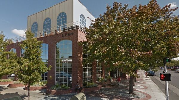 Software developer Palantir Technologies' headquarters in downtown Palo Alto, California - Sputnik International