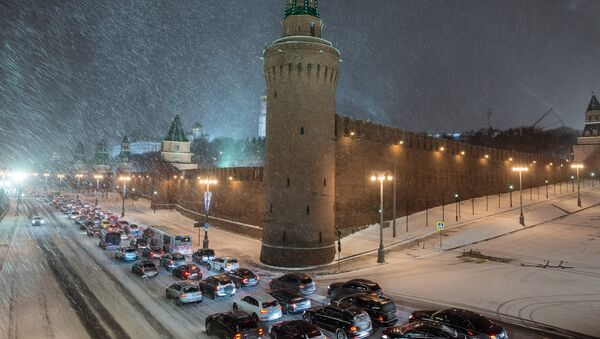 Snowfall in Moscow - Sputnik International