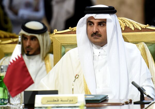 Qatar's Emir Sheikh Tamim bin Hamad Al-Thani Qatar's Emir Sheikh Tamim bin Hamad Al-Thani - Sputnik International
