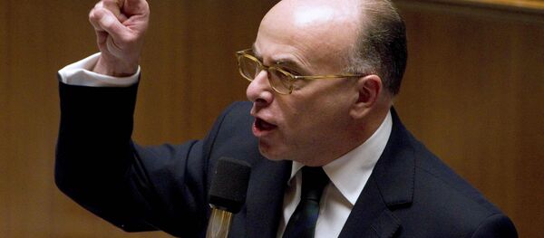 France's Interior Minister Bernard Cazeneuve replies to deputies during the questions to the government session at the National Assembly in Paris, France, January 12, 2016 - Sputnik International
