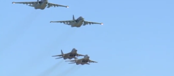 Russian, Syrian Air Forces Conduct First Joint Operation - Sputnik International