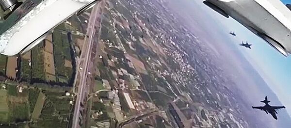 Syrian Air Force's MiG-29 fighter jets have escorted Russian Su-25S bombers during an anti-terrorist aerial campaign over Syria, the Russian Defense Ministry said in a statement Syrian Air Force's MiG-29 fighter jets have escorted Russian Su-25S bombers during an anti-terrorist aerial campaign over Syria, the Russian Defense Ministry said in a statement - Sputnik International