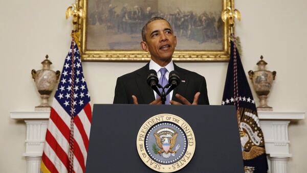 U.S. President Barack Obama delivers a statement on Iran at the White House in Washington, January 17, 2016 - Sputnik International