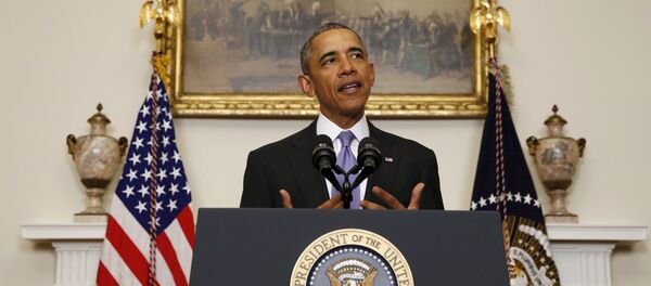 U.S. President Barack Obama delivers a statement on Iran at the White House in Washington, January 17, 2016 U.S. President Barack Obama delivers a statement on Iran at the White House in Washington, January 17, 2016 - Sputnik International
