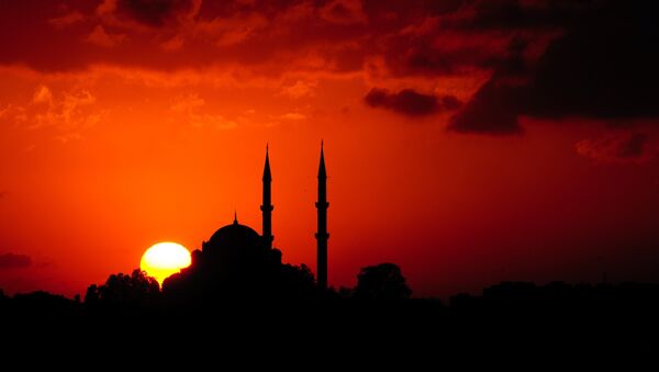 Sunset mosque - Sputnik International