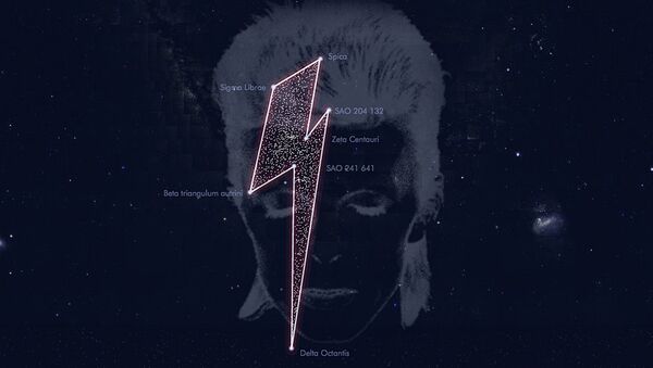 A constellation of stars registered in tribute to the musician David Bowie - Sputnik International