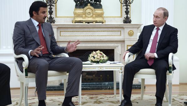Russia plays a decisive role when it comes to achieving global stability, Emir of Qatar Tamim bin Hamad Al Thani said - Sputnik International