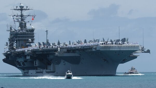 The USS John C. Stennis arrives in Pear Harbor, Hawai . file photo - Sputnik International