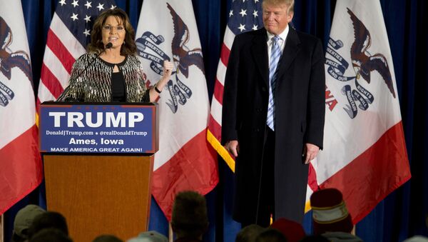You Betcha! Donald Trump Gets Sarah Palin Endorsement - Sputnik International