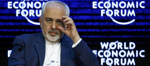 Javad Zarif Iranian Foreign Minister attends the session Next Steps for Iran and the World during the Annual Meeting 2016 of the World Economic Forum (WEF) in Davos, Switzerland January 20, 2016 - Sputnik International